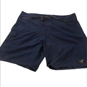 Vans Classic Solid Blue Board Shorts Size 38